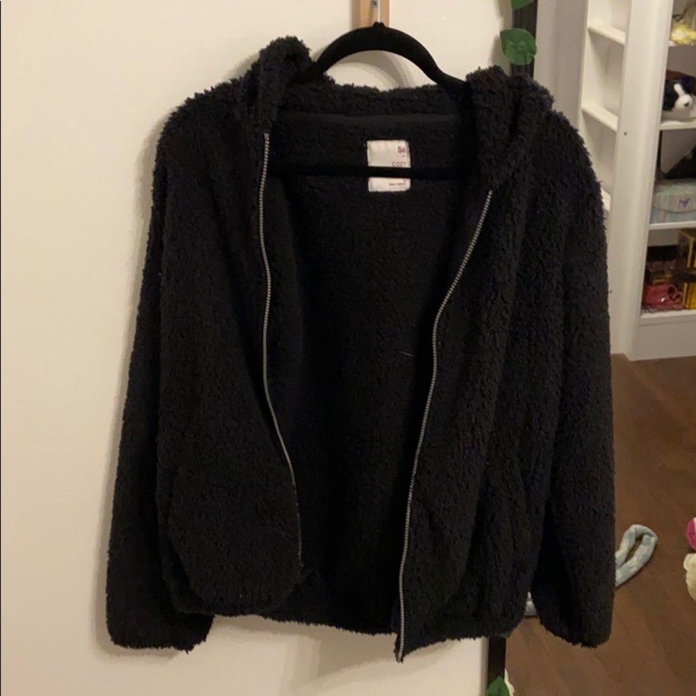 Sherpa hoodie